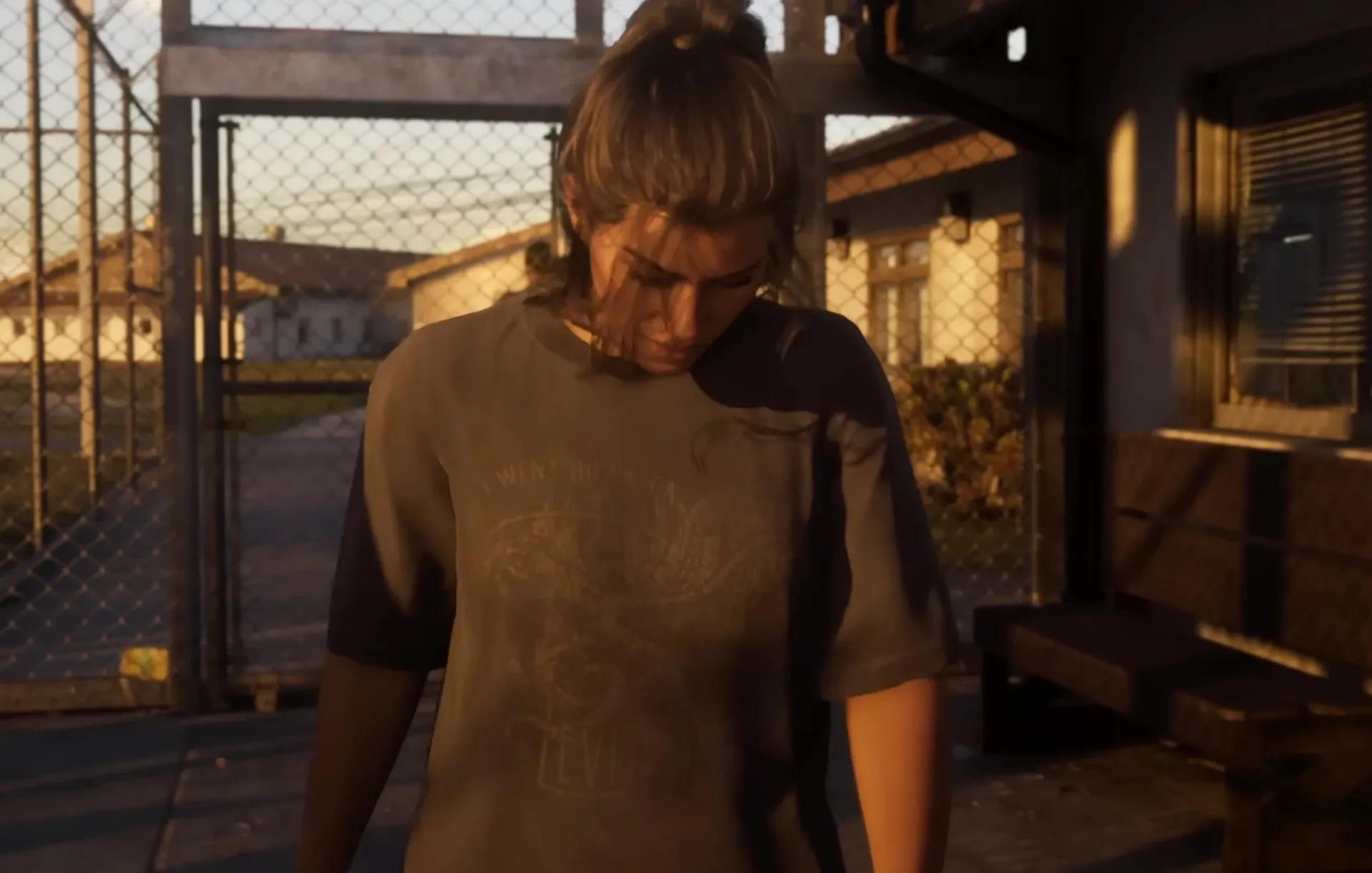 Lucia's shirt with the faded line I WENT DOWN ON A LEVIATHAN