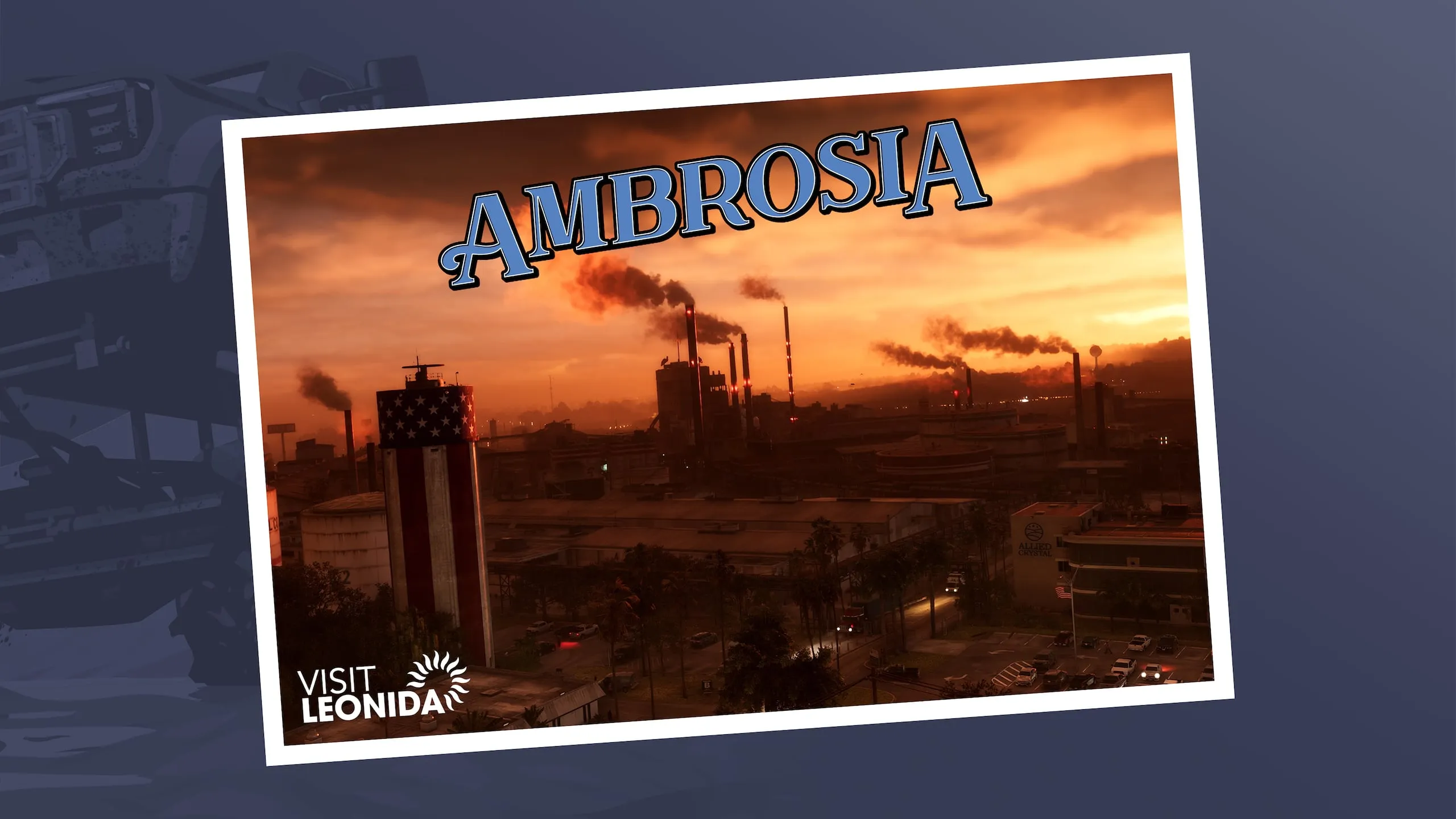 Открытка из Амброзии — официальная иллюстрация Rockstar